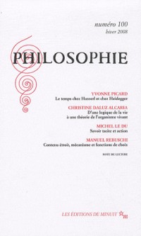 Philosophie, N° 100 :
