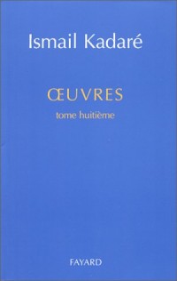 Oeuvres, tome 8