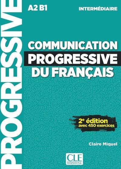 Communication progressive du français - Niveau intermédiaire - Livre + CD - 2ème édition - Nouvelle couverture