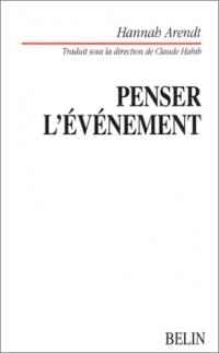 Penser l'événement