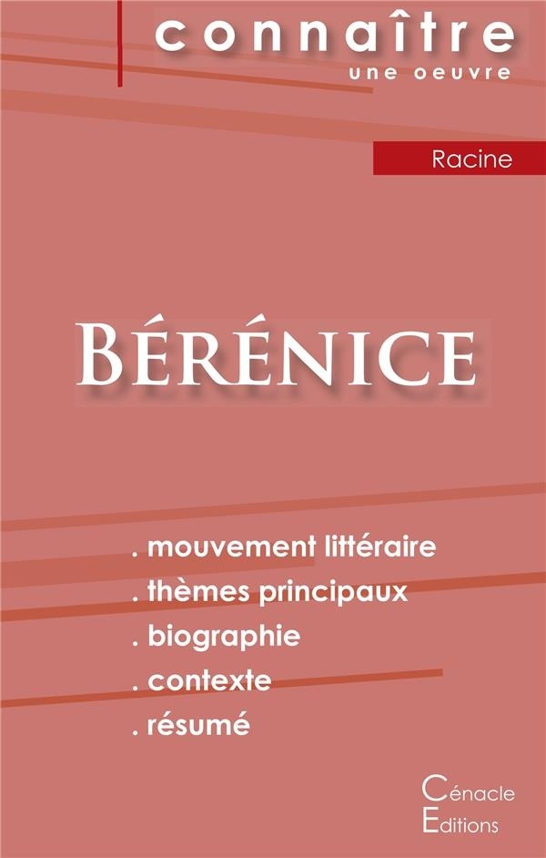 Fiche de lecture Bérénice de Racine (Analyse littéraire de référence et résumé complet)