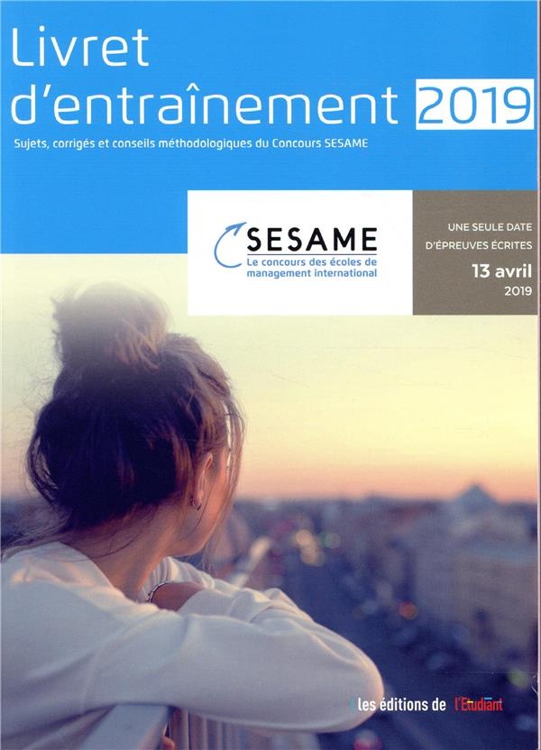 Livret d'entraînement concours Sésame 2019