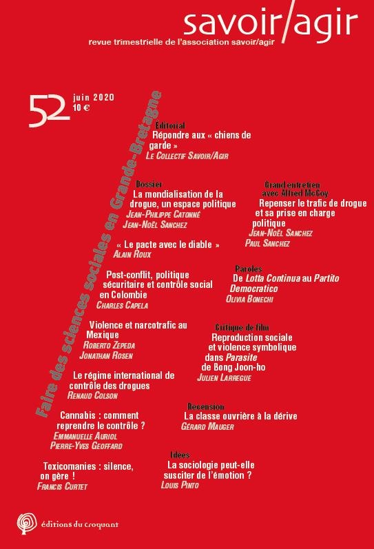 Revue savoir/agir n  52 - faire des sciences sociales en grande-bretagne.