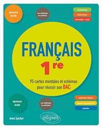 Français 1re: 95 cartes mentales et schémas pour réussir son bac