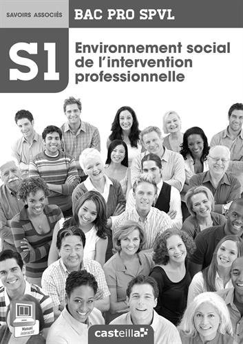 Spvl 1 environnement social inter prof 2e 1e Term Bac Pro : Professeur