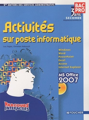 Parcours Interactifs Activités sur poste informatique Sde Bac Pro