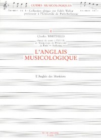 L'anglais musicologique