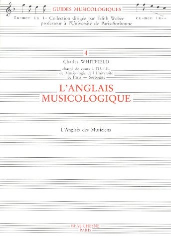 L'anglais musicologique