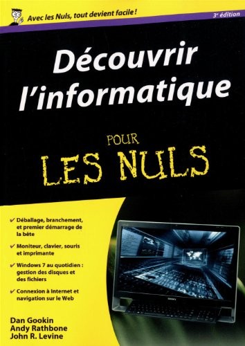 Découvrir l'informatique Ed. Windows 7, 3e Megapoche Pour les nuls