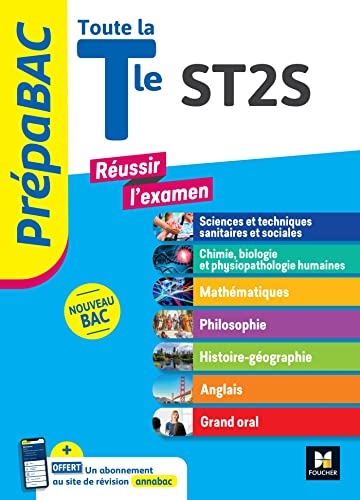 PREPABAC - Toute la terminale ST2S - Contrôle continu et épreuves finales - Révision 2024