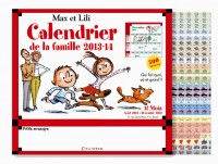 Calendrier de la famille 2013-14 Max et Lili