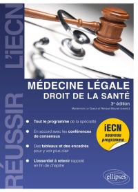 Médecine légale, droit de la santé - 3e édition