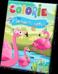Colorie les Flamants Roses
