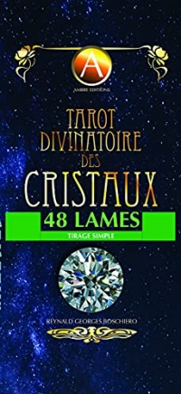 Tarot divinatoire des cristaux 48 lames - Coffret