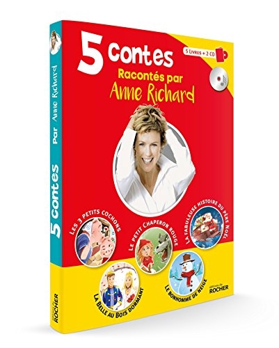 Coffret de 5 contes avec CD: Les trois petits cochons ; La Belle au Bois dormant ; Le petit Chaperon rouge ; Le bonhomme de neige