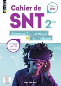 Si alors Sciences numériques et Technologie (SNT) 2de (2024) - Cahier élève