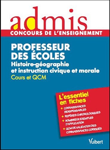 Concours professeur des écoles his/géo-instruction civique et morale