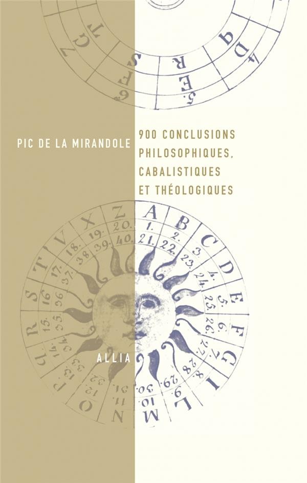 900 conclusions philosophiques, cabalistiques et théologiques