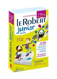Dictionnaire Le Robert Junior Poche - 7/11 ans - CE-CM-6e