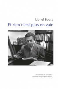 Et rien n’est plus en vain
