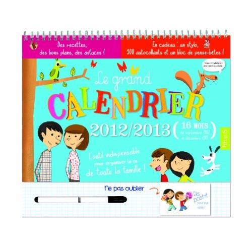 Calendrier 2012 / 2013