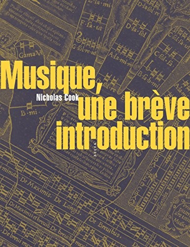 Musique, une brève introduction (nouvelle édition)