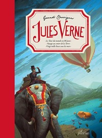 Grands classiques de Jules Verne : Le Tour du monde en 80 jours ; Voyage au centre de la Terre ; Vingt mille lieux sous les mers