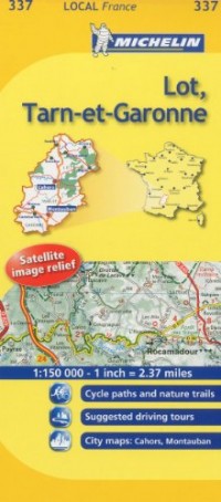 Michelin Map France: Lot, Tarn-et-garonne 337