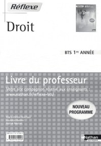 Droit BTS 1re année : Livre du professeur