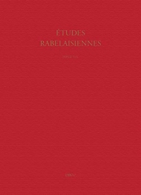 Etudes rabelaisiennes : Tome 54