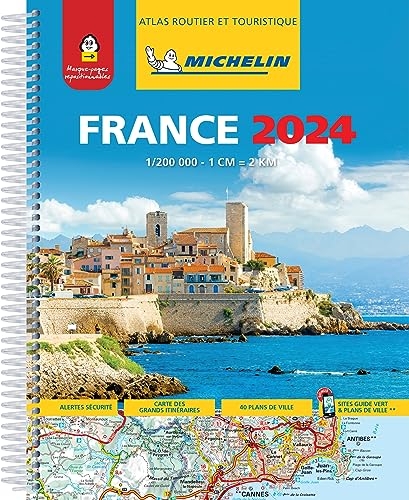 Atlas routier France 2024 Michelin (A4 Spirale)
