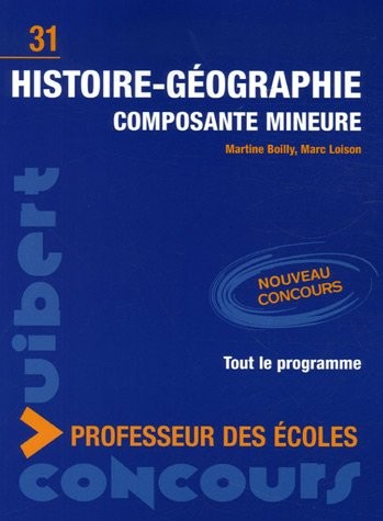 Histoire-Géographie composante mineure : Concours professeur des écoles