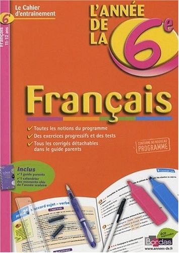L'année de la 6e : français