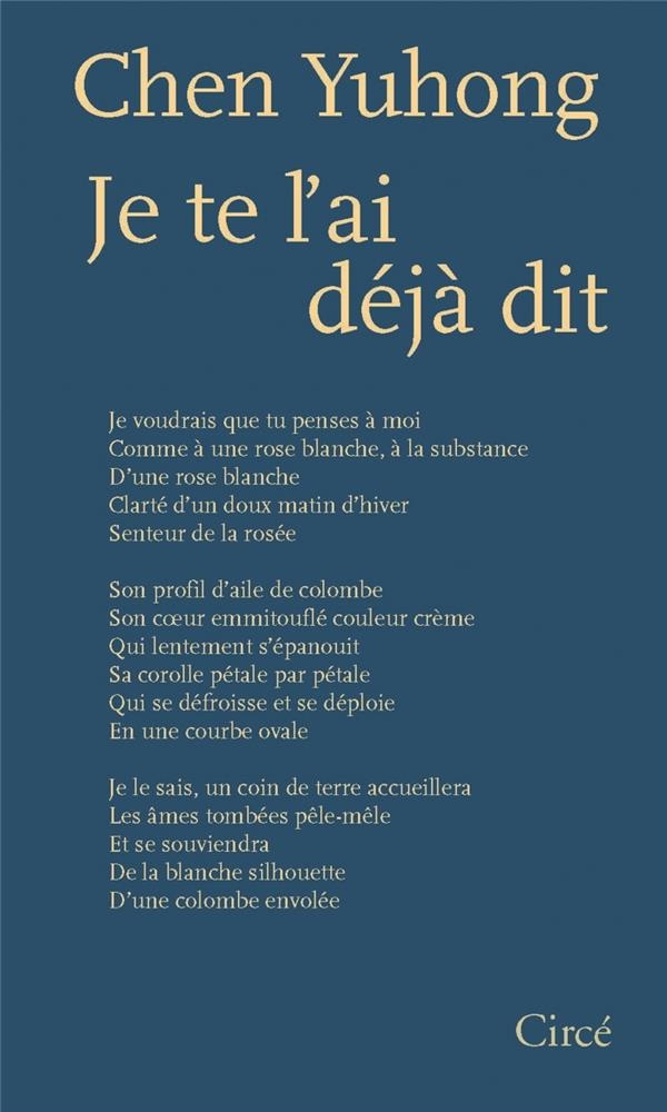 Je te l'ai déjà dit