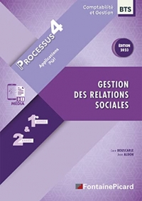 Gestion des relations sociales BTS comptabilité et gestion 1re & 2e année: Processus 4