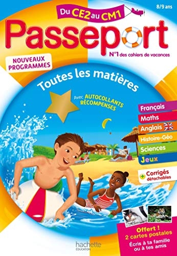 Passeport - Du CE2 au CM1 (8-9 ans) - Cahier de vacances 2021