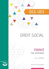 Droit social - Énoncé: UE 3 du DCG