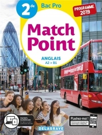 Match Point Anglais 2de Bac Pro 2019 - Pochette Eleve