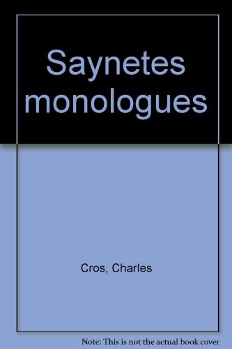 Saynetes monologues