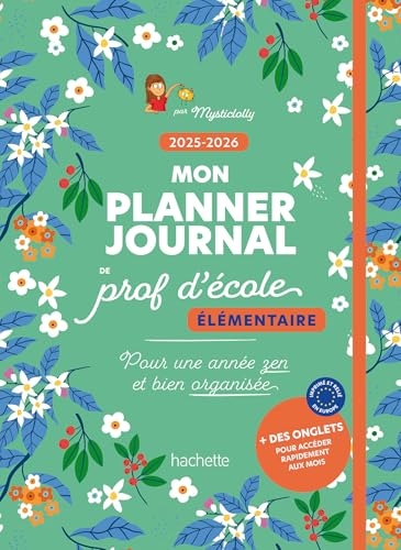 Mon planner journal de prof d'école Elémentaire - Edition 2025-2026