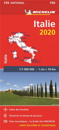 Carte Michelin Italie 2020