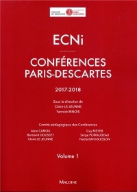 ECNi : Conférences Paris-Descartes 2017-2018 Volume 1