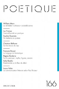 Poétique, n°166 (66)