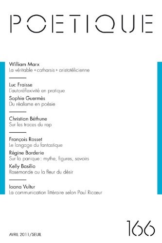 Poétique, n°166 (66)