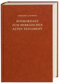 Konkordanz Zum Hebr  Schen Alten Testament