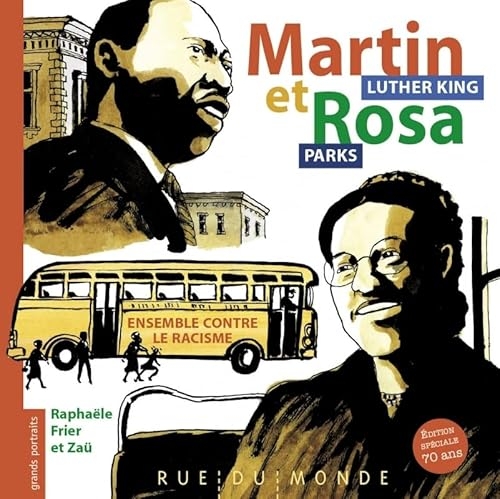 Martin Luther King et Rosa Parks -Ensemble contre le racisme