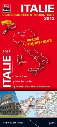 Italie 2012 - Carte routière et touristique