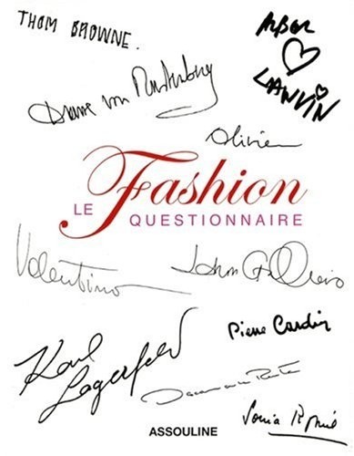 FASHION LE QUESTIONNAIRE COUVERTURE BLANCHE