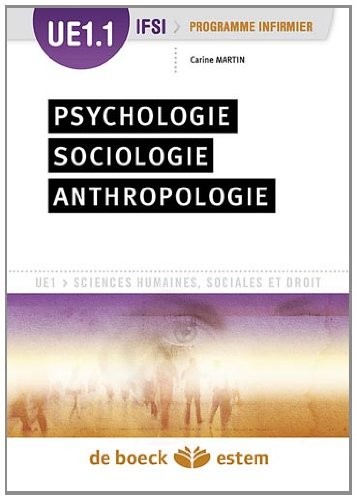 UE 1.1 - Psychologie, sociologie, anthropologie - Semestres 1 et 2