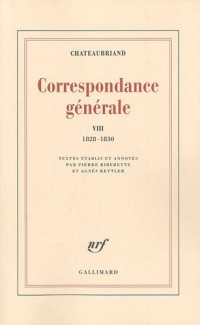 Correspondance générale (Tome 8-1828-1830)